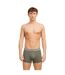 Lot De 3  Boxers Motif/style Uni Homme Gris Kaki Jack And Jones-4
