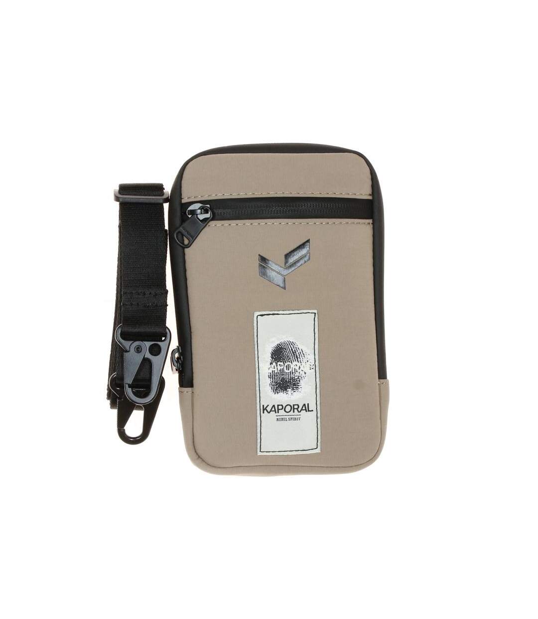 Sacoche beige/noire homme kaporal terek-1