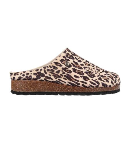 Mules Motif/style Imprimé Léopard Femme Marron Biba