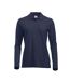 Polo Classic Marion Femme Bleu Marine Foncé Clique-2