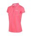 Polo Manches Courtes Maverick Femme Rose Tropical Regatta-3