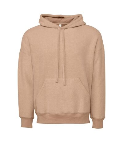 Bella + Canvas Unisex Adult Sueded Hoodie (Oatmeal Grey Heather)