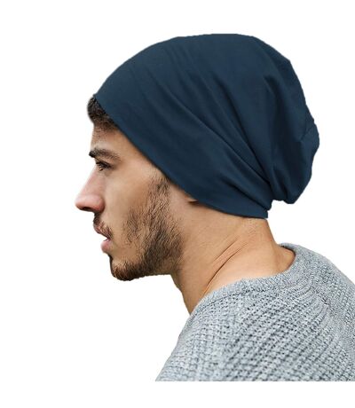 Beechfield Unisex Hemsedal Cotton Slouch Beanie (French Navy) - UTRW5802
