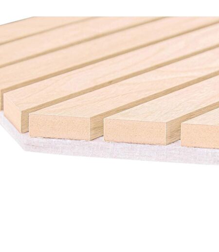 Lot de 3 Panneaux Déco Hexagonal Colva 30x26cm Beige
