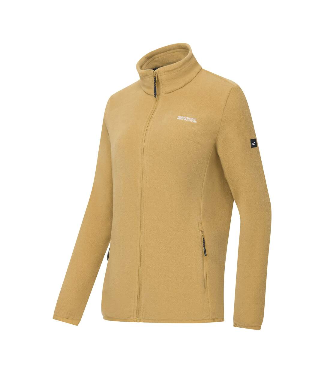 Veste Polaire Unie Col Montant Harrow Femme Beige Regatta-4