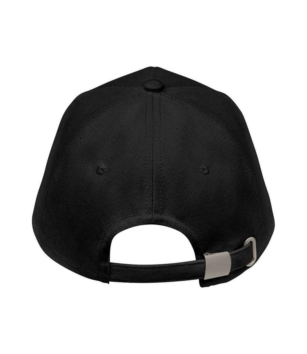 Casquette de baseball seoul adulte noir SOLS-2