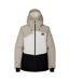 Blouson De Ski Décontracté Et Rembourré À Capuche Motif/style Blocs De Couleurs Femme Blanc Cassé Noir Dare 2B-2