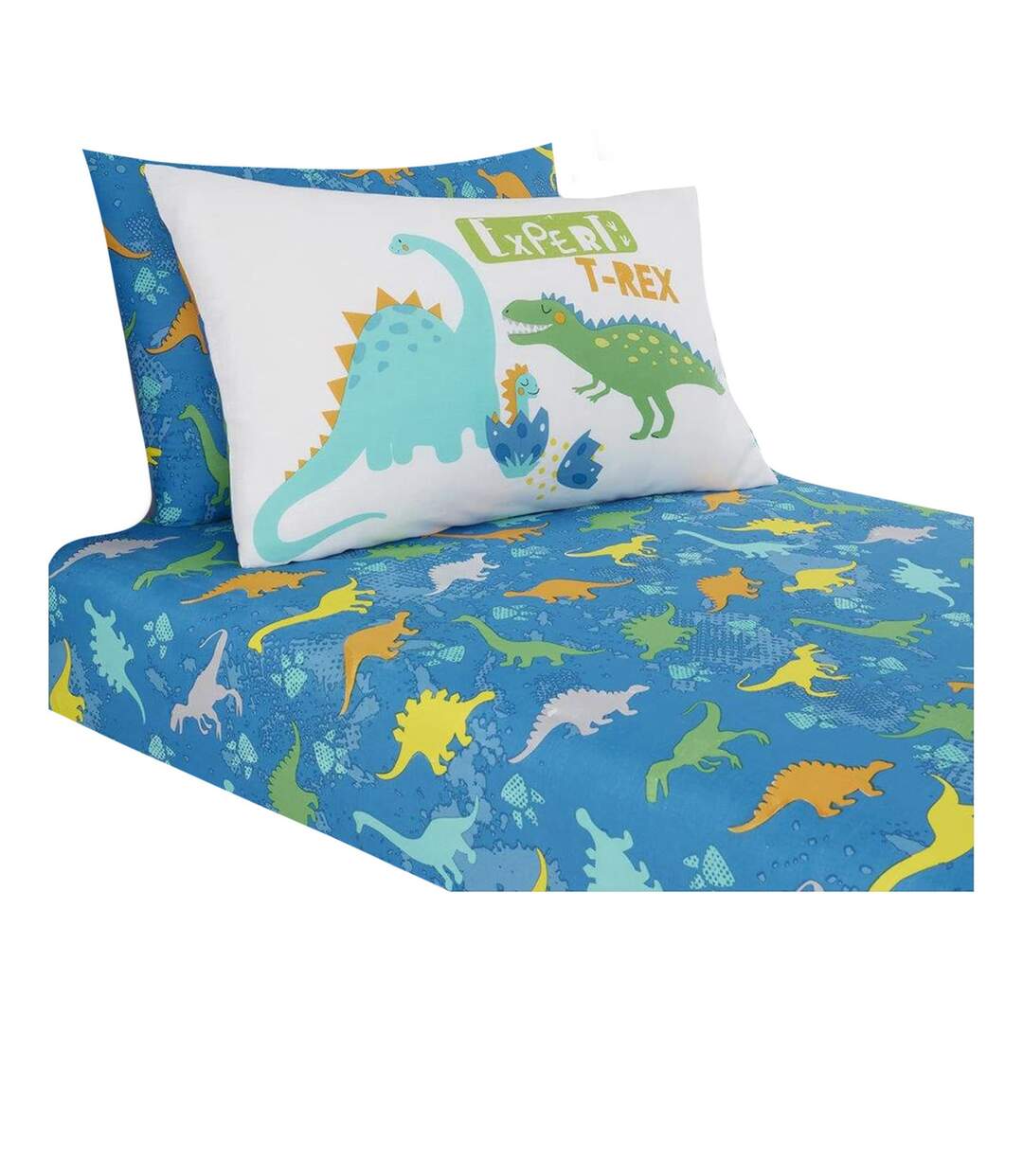 Reversible duvet cover set multicoloured Roarsome Fun-2