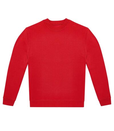 Unisex Adult Id.222 Crew Neck Sweatshirt Red B&C