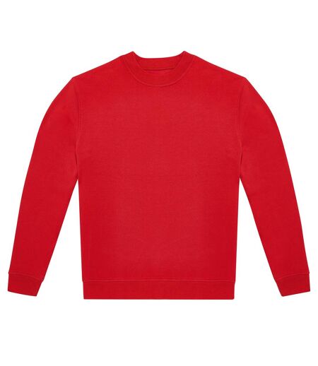 Unisex Adult Id.222 Crew Neck Sweatshirt Red B&C