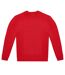 Unisex Adult Id.222 Crew Neck Sweatshirt Red B&C-1