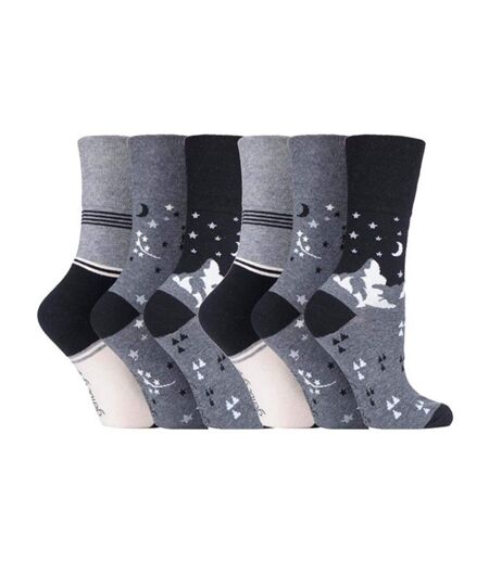 6 Paires Chaussettes Femme Coton sans Élastique