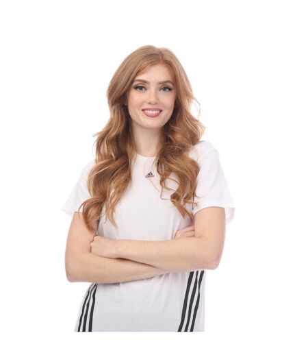 T-shirt trainicons femme blanc / noir Adidas