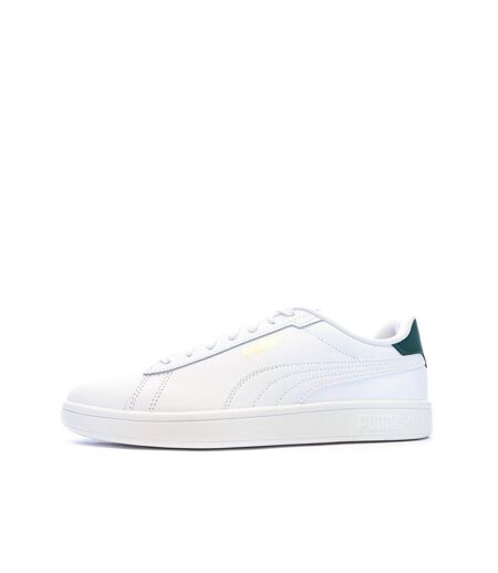 Baskets blanches/vertes  homme puma smash 3.0 l
