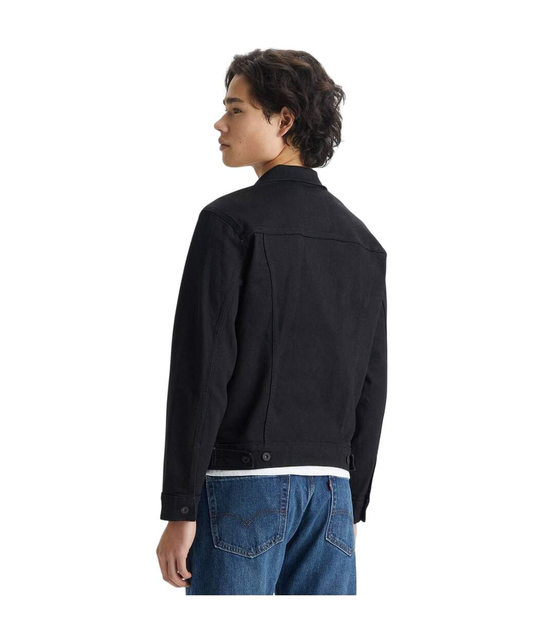 Veste Camionneur Manches Longues Homme Noir Levis-3