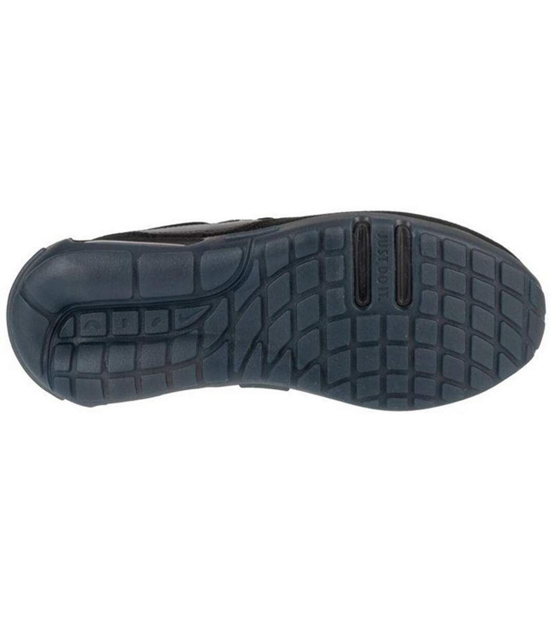Childrens/kids Air Max Motif Suede Trainers Black Nike-4