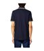 Polo Motif/style Rayures Contrastées Paul Homme Bleu Marine Jaune Or Boss-4