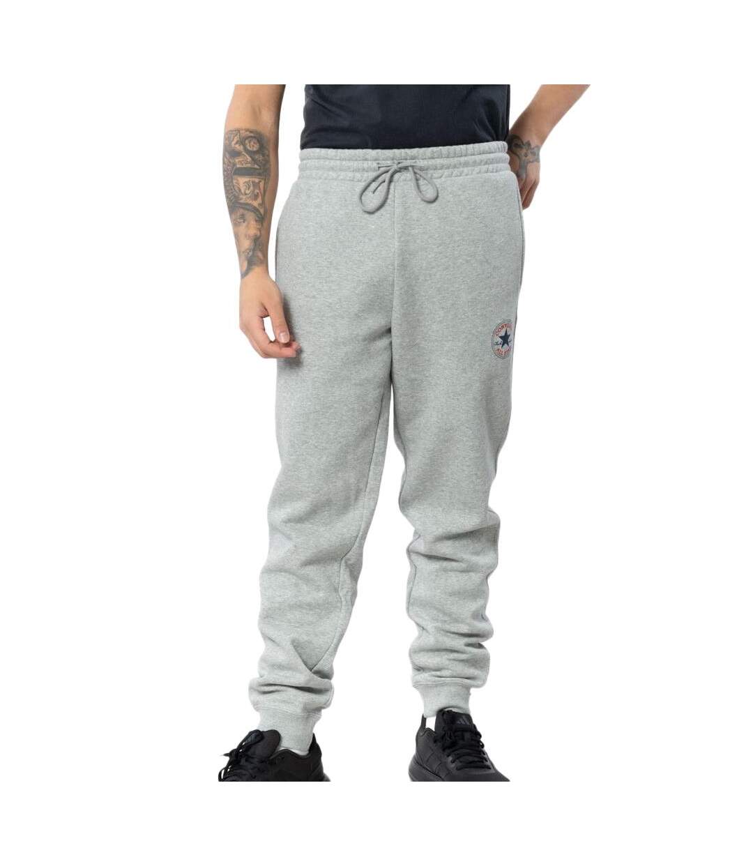 Jogging Gris Clair Mixte Converse Chuck Patch Pant Secret Pines - 3XL-1