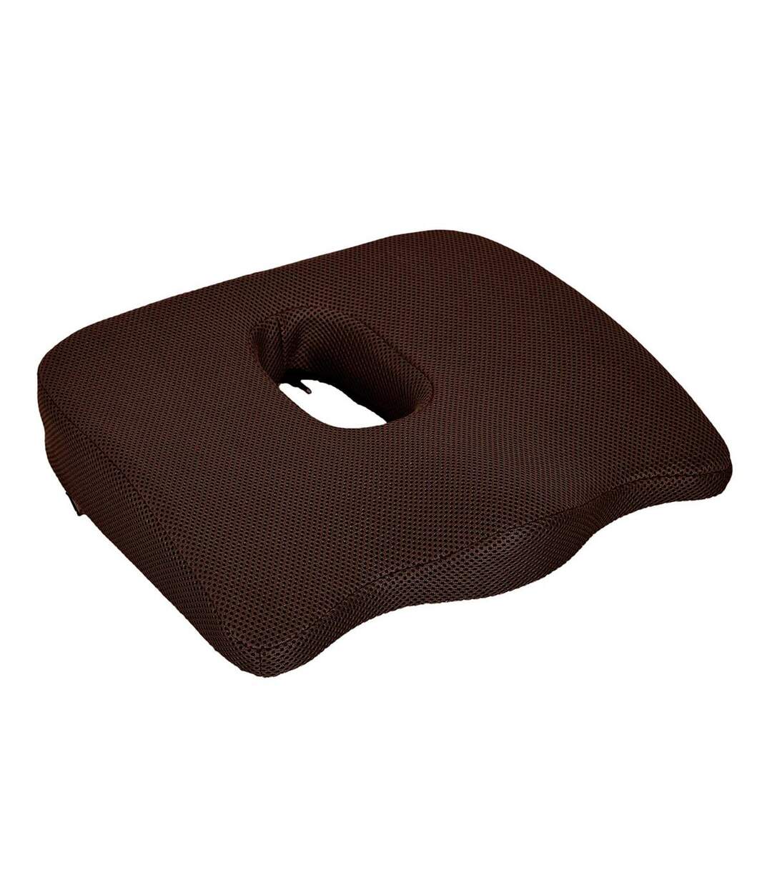 Coussin de Posture Spécial Coccyx 42cm Marron-1
