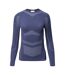 Haut Thermique Manches Longues Buraz Femme Bleu Indigo Hi-Tec-1