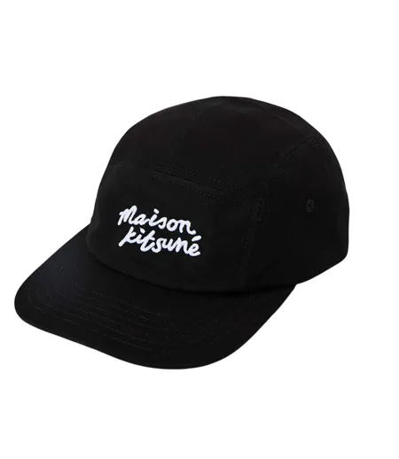 Casquette De Baseball Homme Noir Maison Kitsuné