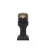 Statue Tête Homme Couvre-Chef Massai 56cm Noir-1