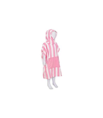 Poncho de Plage Enfant Wili 55x70cm Rose