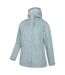 Womens/ladies coast waterproof jacket light teal Mountain Warehouse-4