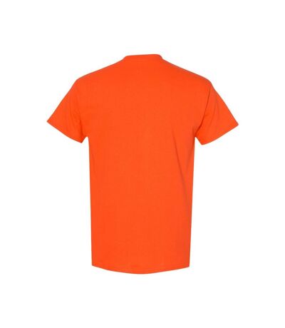 Mens Heavy Cotton T-shirt Orange Gildan