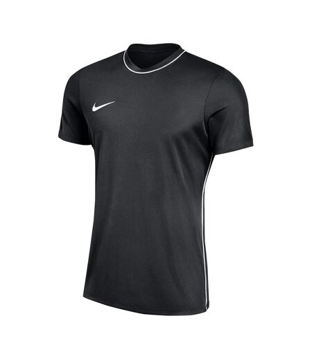 Maillot Manches Courtes Motif/style Passepoil Contrasté Park Homme Noir Nike