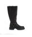 Womens/ladies becca platform knee-high boots black Rocket Dog-3