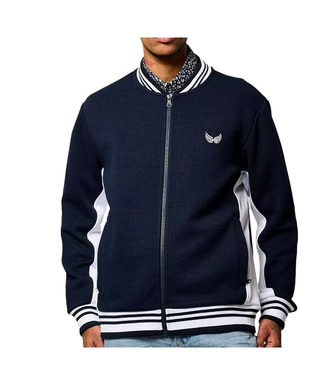 Sweat zippé marine homme kaporal lino - xxl-1