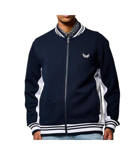 Sweat zippé marine homme kaporal lino - xxl