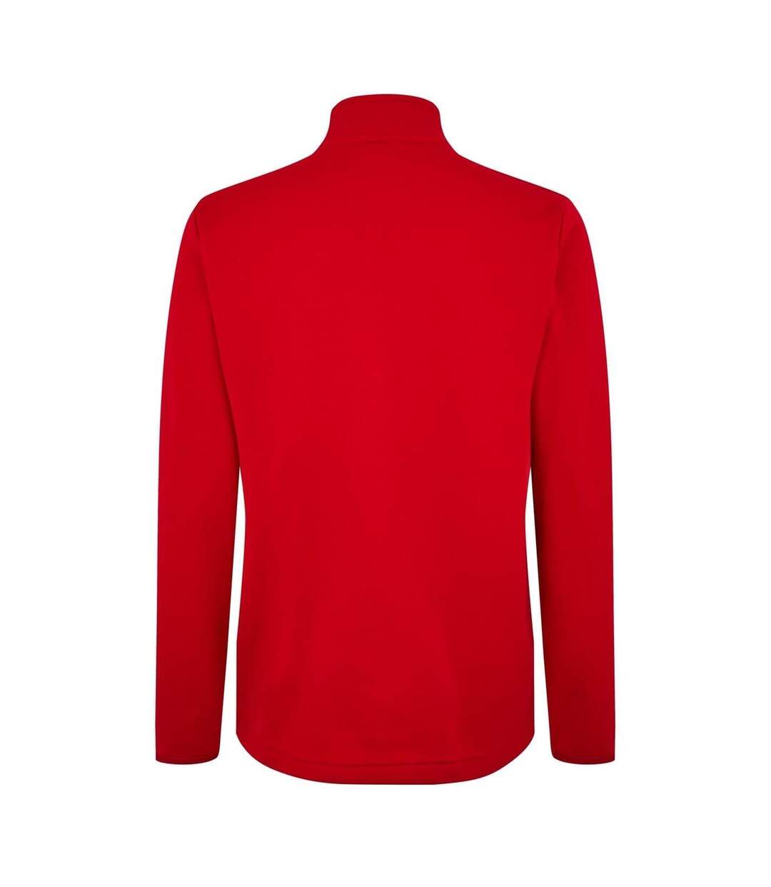 Mens Club Essential Quarter Zip Regular Sweatshirt Vermillion Umbro-2