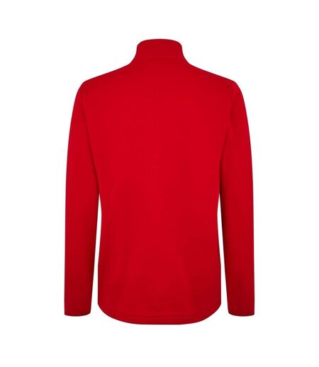 Mens Club Essential Quarter Zip Regular Sweatshirt Vermillion Umbro