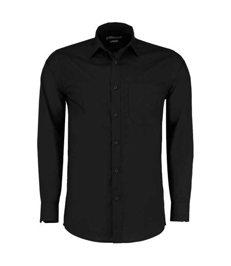 Chemise Manches Longues Homme Noir Kustom Kit