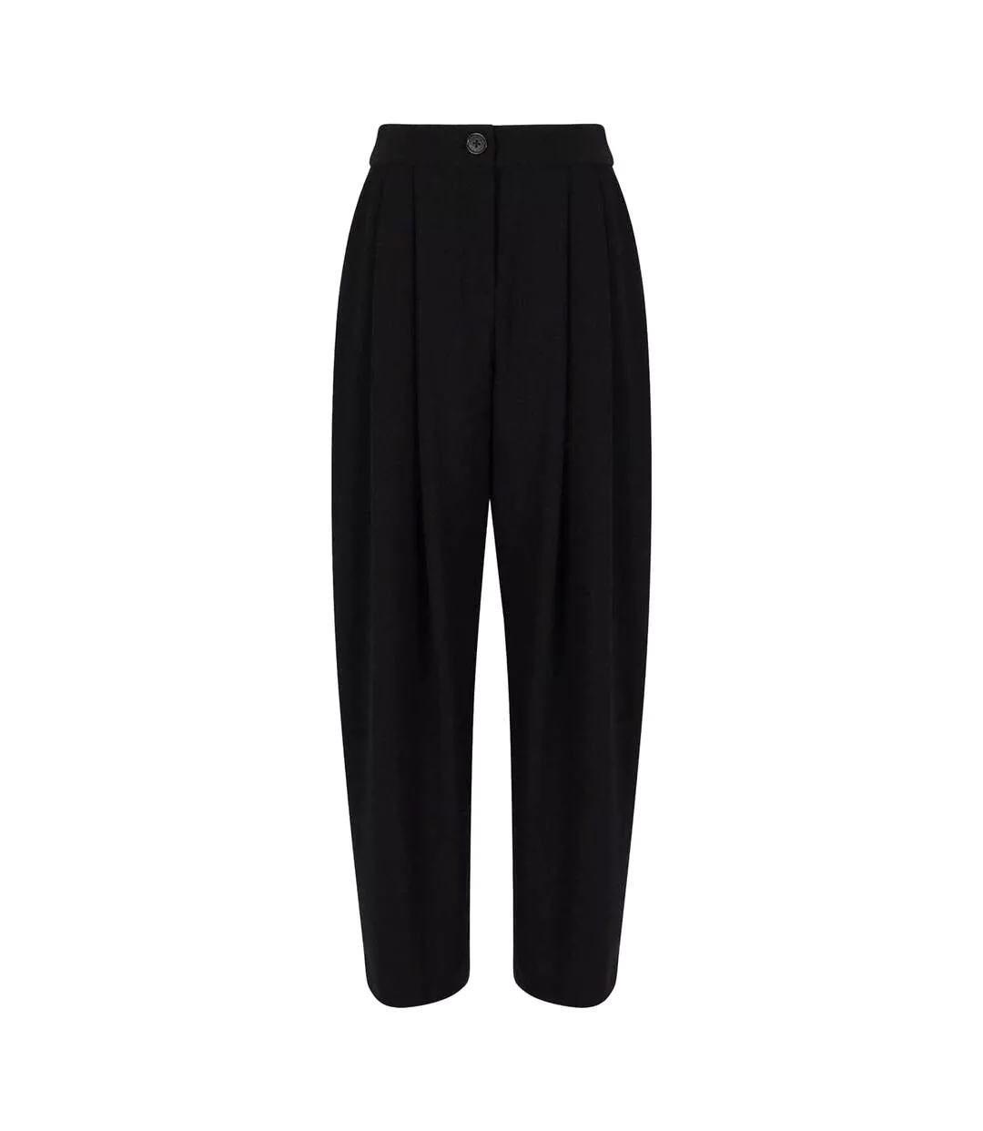 Womens/ladies Pleated Trousers Black Armani Exchange-2