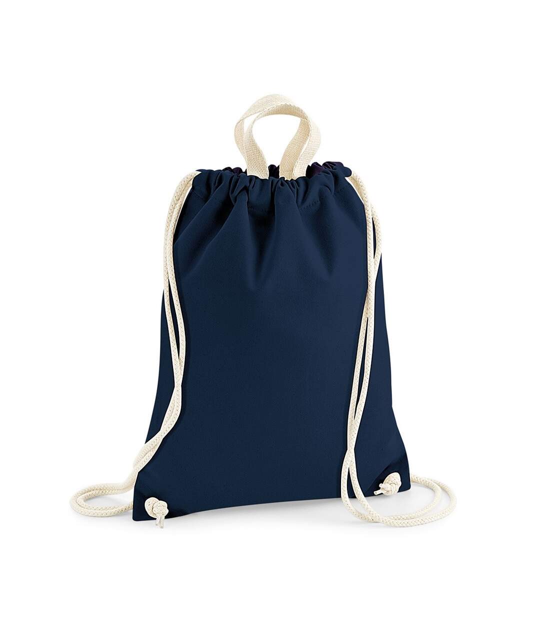 Ladies/womens Nautical Gymsac One Size French Navy Westford Mill-1