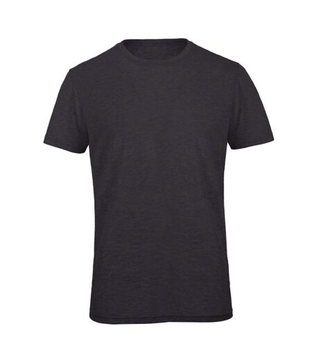 B&C Mens Favourite Short Sleeve Triblend T-Shirt (Heather Dark Grey)