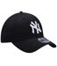 Embroidered Logo Adjustable Baseball Cap Black New Era-1