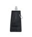 Gates plain foldable 480ml water bottle one size black MidOcean-2