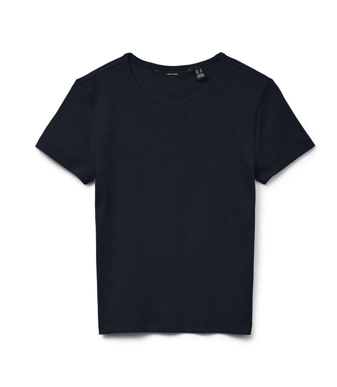 T-shirt noir femme vero moda chloe - xxl-3