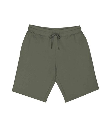 Mens Sweat Shorts Organic Khaki Native Spirit