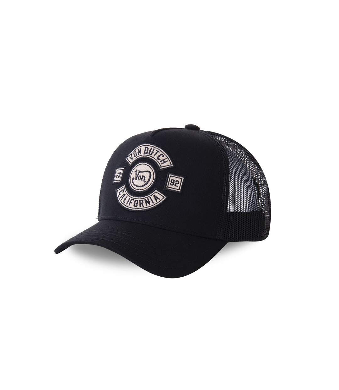 Casquette Trucker filet Bike Black Noir Vondutch-1