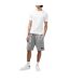 Mens Jersey Lounge Shorts Light Heather Marl Lonsdale-1