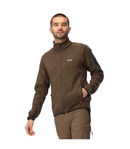 Mens Newhill Marl Full Zip Fleece Jacket Crocodile Regatta