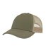 Atlantis - Casquette trucker RAPPER - Adulte (Vert sombre / Kaki) - UTAB566