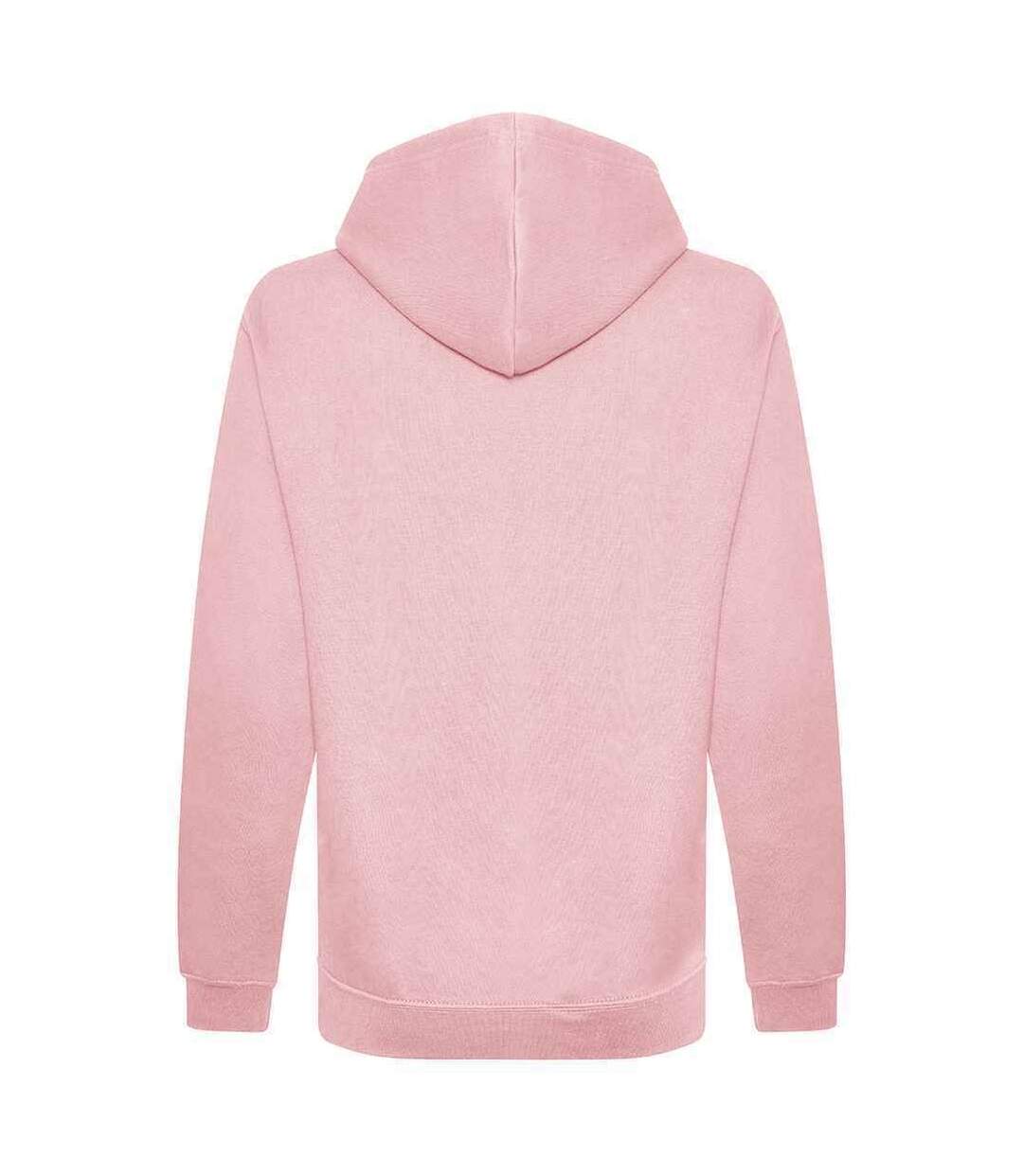 Mens Organic Hoodie Baby Pink Awdis-2