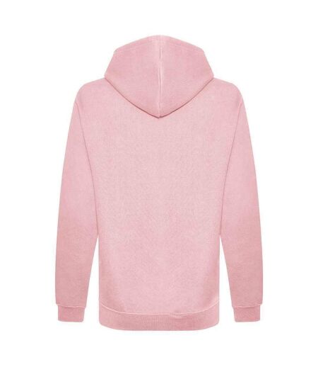 Mens Organic Hoodie Baby Pink Awdis
