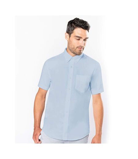 Kariban Mens Short Sleeve Easy Care Oxford Shirt (Oxford Blue) - UTRW721